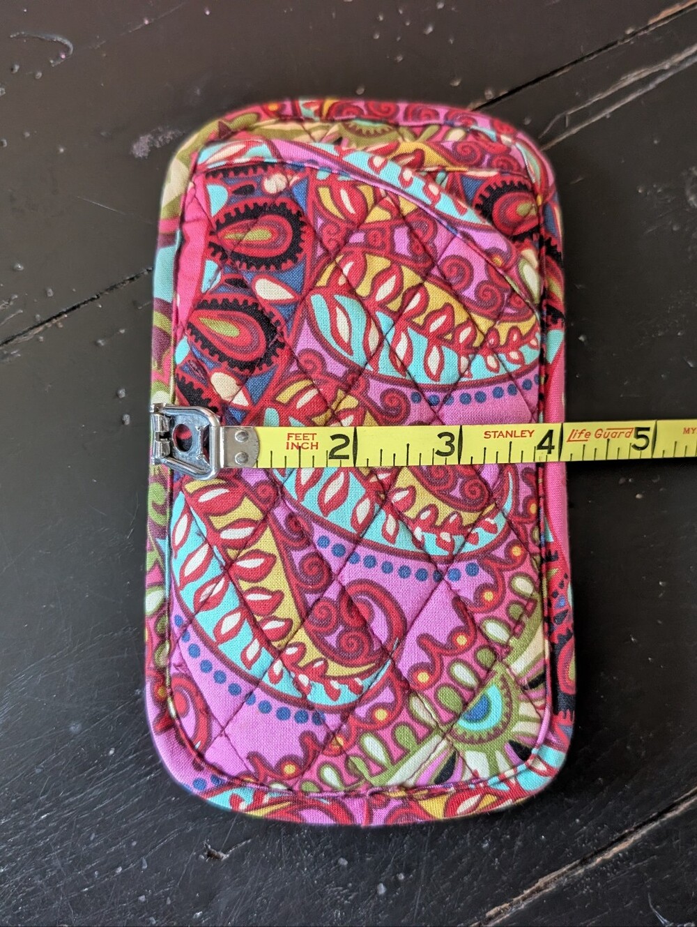Vera Bradley 2014 Resort Medallion Paisley Cotton Eyeglass Case Retired Pattern - Picture 6 of 7